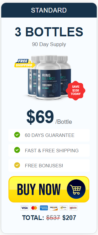 Buy RingSilence 3 Bottle