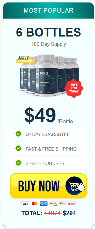 Buy RingSilence 6 Bottle